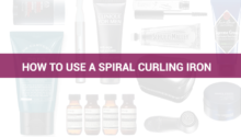 How to use a spiral curling iron